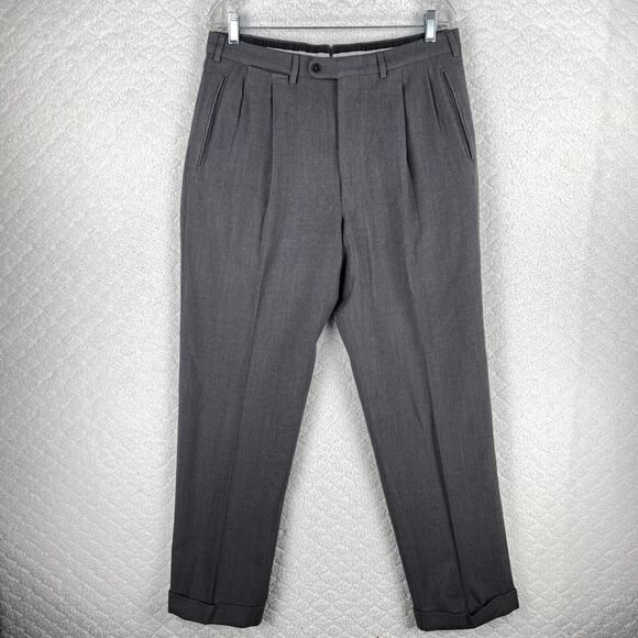 Ermenegildo Zegna Other - Ermenegildo Zegna Lana Wool Mens Trousers Dress Pants Size 34x31 Gray $1490